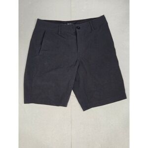 RSQ Hybrid‎ Shorts Men's 29 Black Mid-Length Above Knee Casual Boardshorts